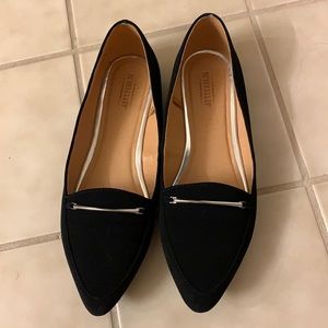 Black dressy flats